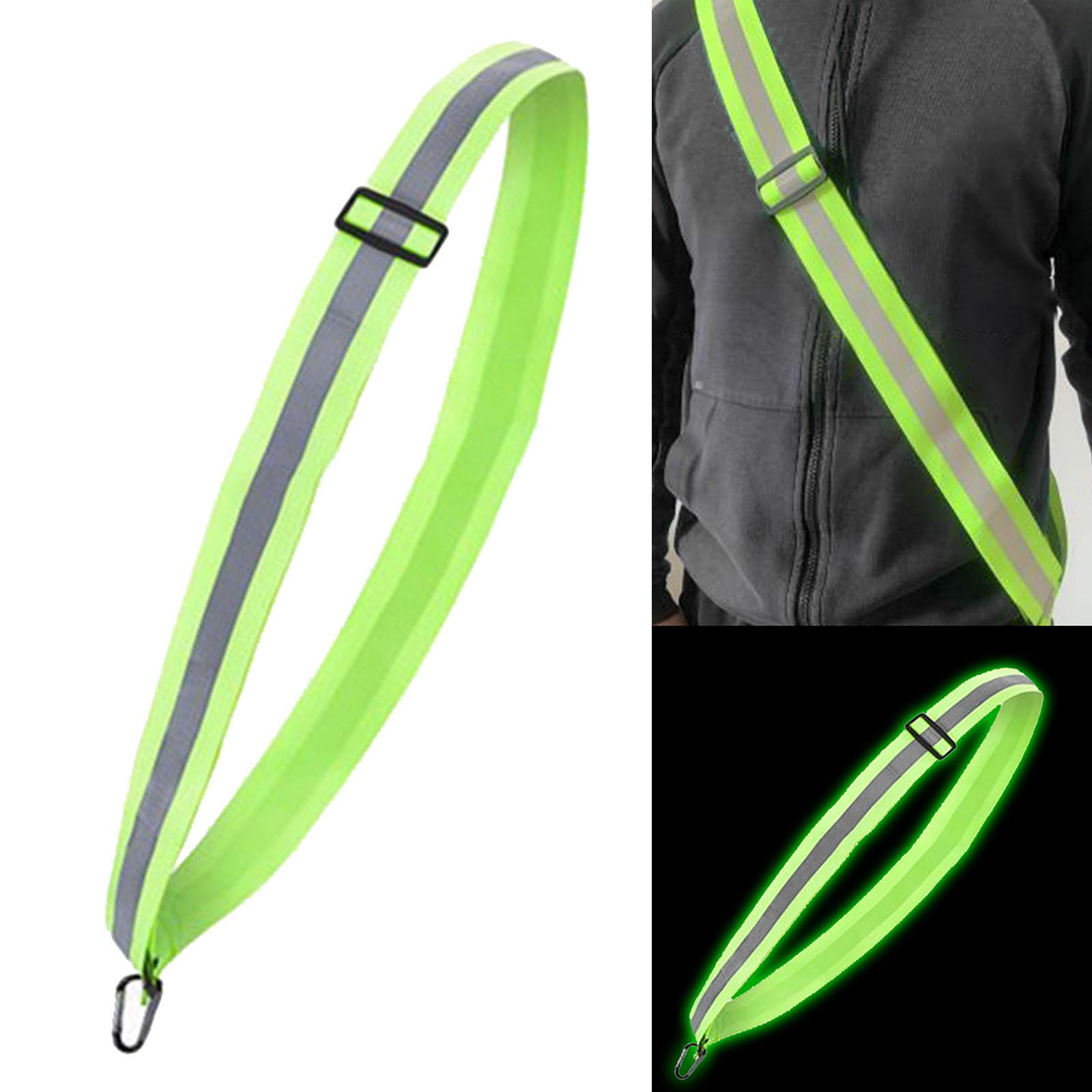 Running Visibility Gear - Hochwertiger reflektierender Sicherheitsschärpengürtel – gut sichtbare