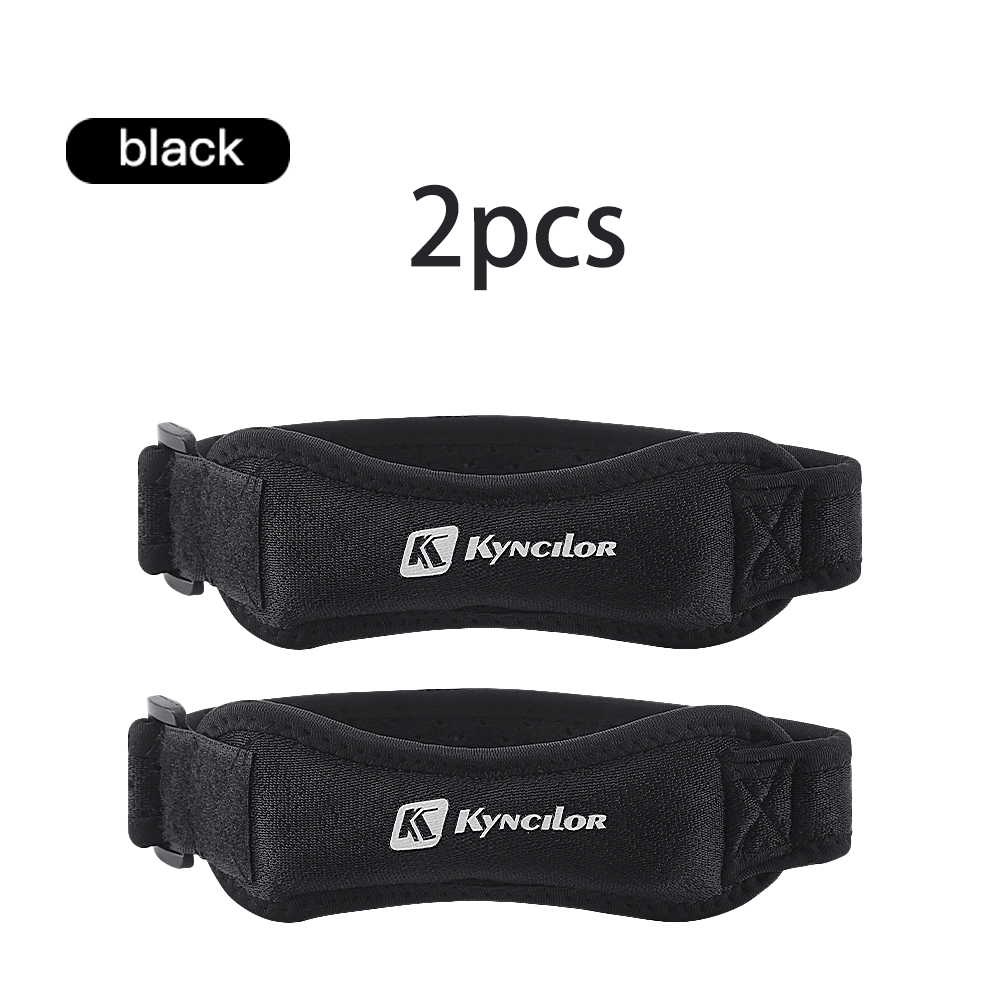 Running Belt - 2 Stück verstellbare Knie-Patella-Stützgurte, atmungsaktive Sport-Kniebandage