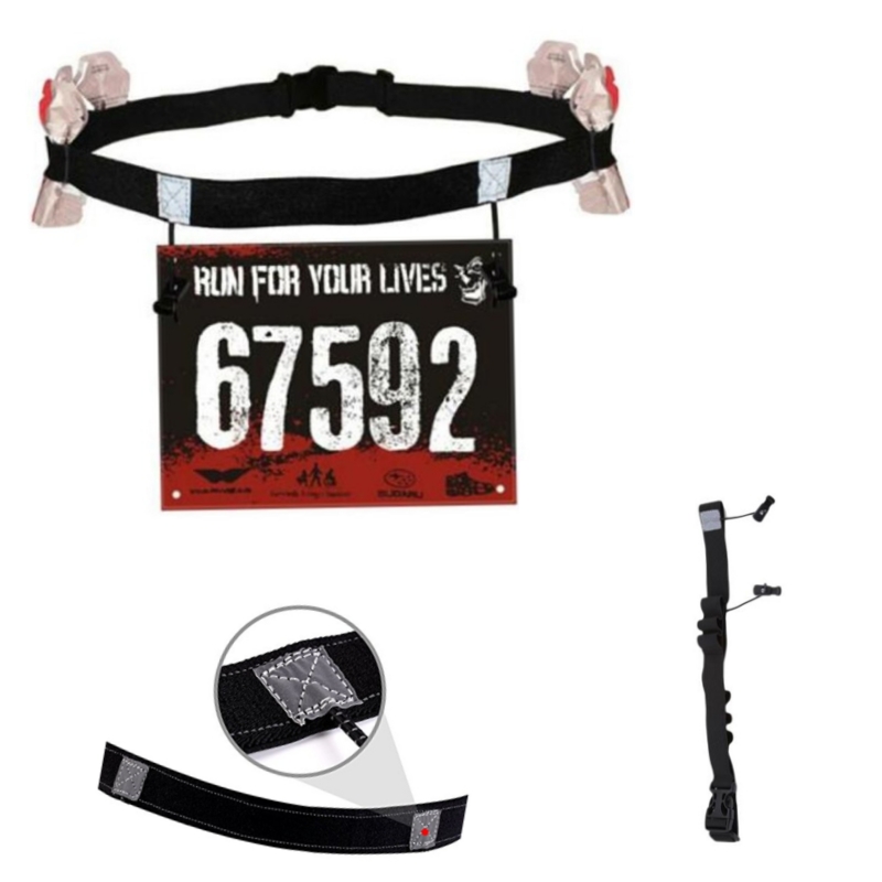 Race Bib - Laufen Rennnummer Gürtel Hüfttasche Latzhalter für