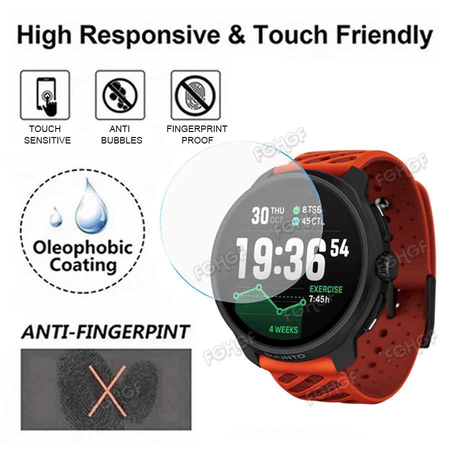 Running Watch - Gehärtetem Glas Schutz Film Schutz Für