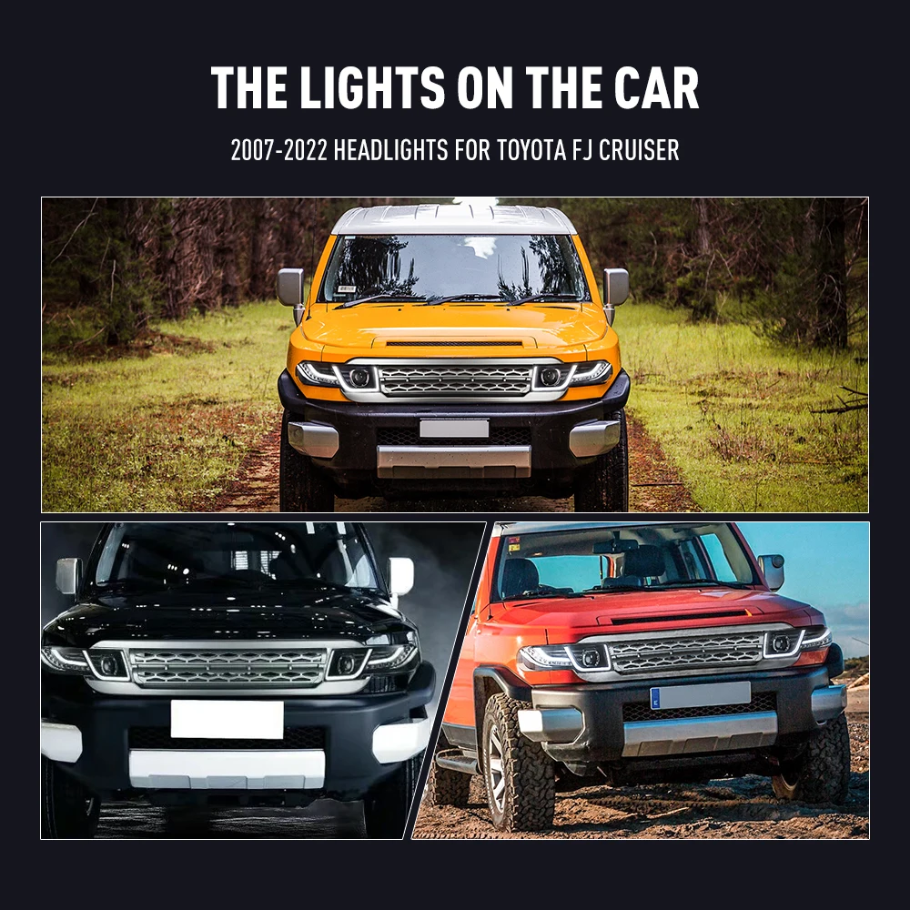 Running Headlamp - 2PCs Auto Styling Kopf Lampe für