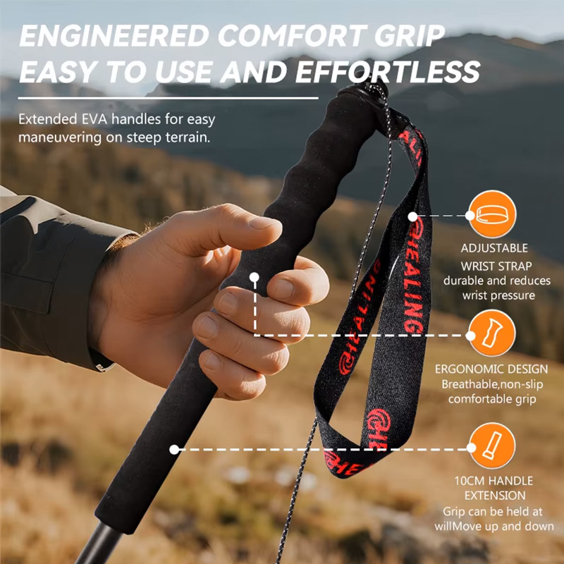 OKHEALING 110g Ultraleichte 5- – Trekking Pole Carbon Bewertung und Preis