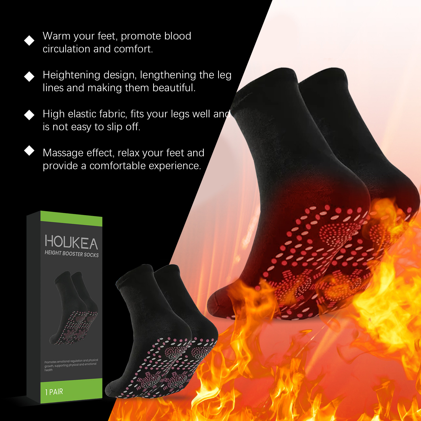 Selbstwärmende Fußsocken, haut – Sports Socks Bewertung und Preis